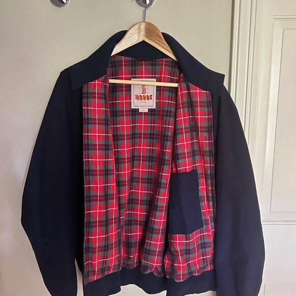 Baracuta Harrington Jacket with Tartan Lining - Picture 5 of 9